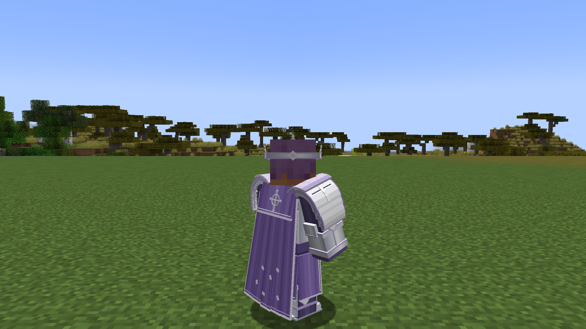 De dos : la cape lilas.